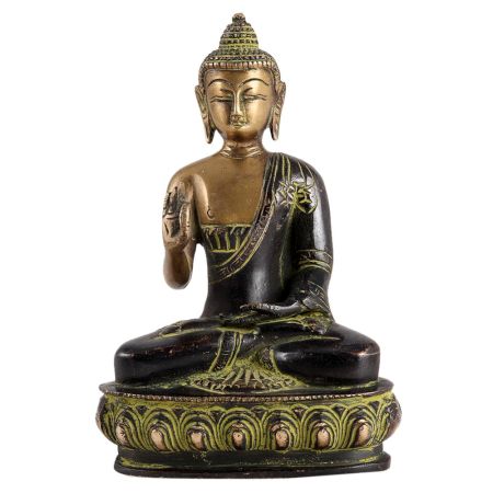 Brass Buddha Sitting SakyamuniÂ Statue