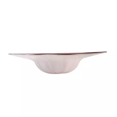 Orchid Pink Swedish Art Glass Bowl