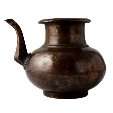 Brass Container Or Water Pot With Spout