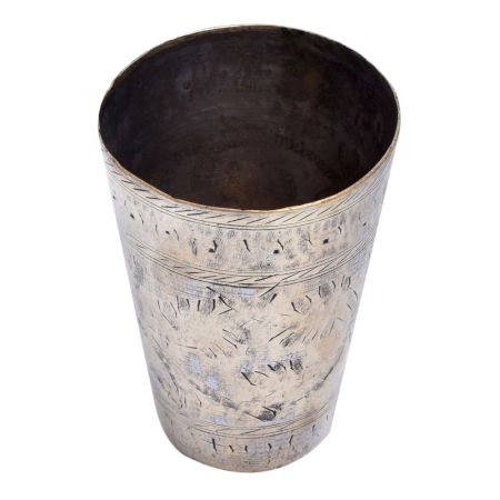 Decorative  Brass Golden Glass or Tumbler