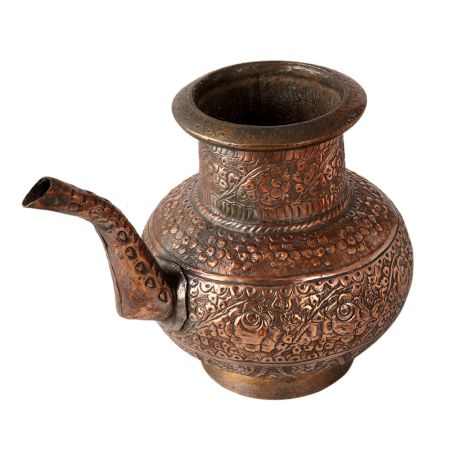 Vintage Gangajal Water Pot for Hindu Rituals
