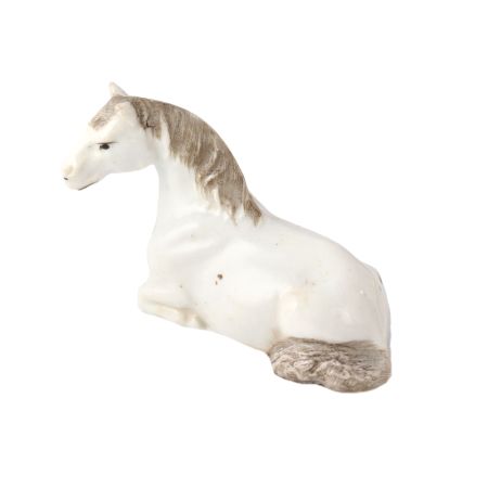 Porcelain Statue Of  A Young Resting Horse