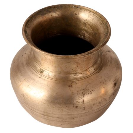 Indian Vintage White Metal Lota Water Pot