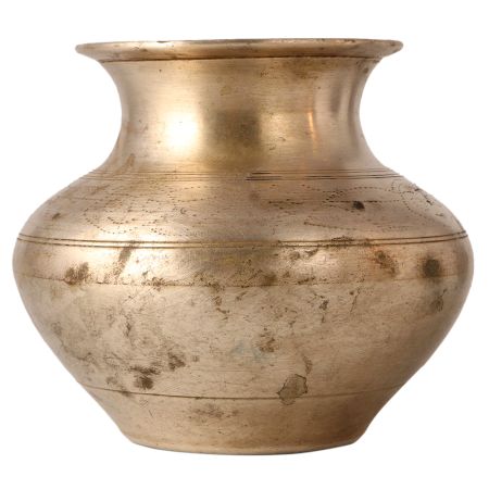 Hand Carved Needle Work Lota Water Pot
