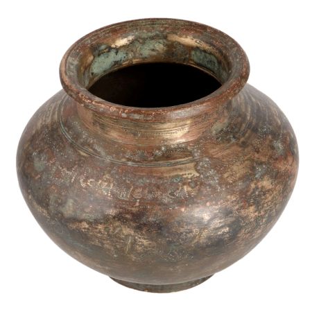 Handcrafted Heavy Vintage Kalash Water Pot made of Brass
