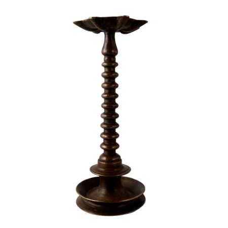 Handmade Brass Oil Lamp for Decor