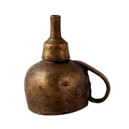 Vintage Lamp Made Of Brass With Single Wick