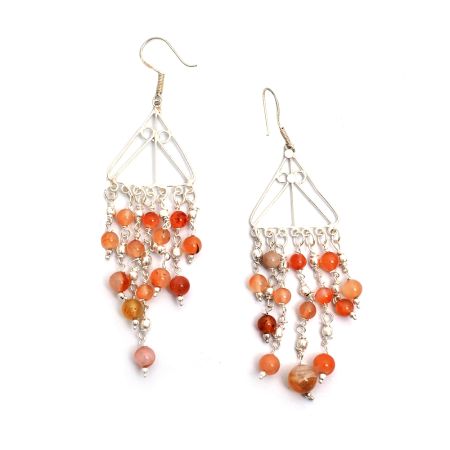 92.5 Sterling Silver Gorgeous Handmade Designer Earrings
