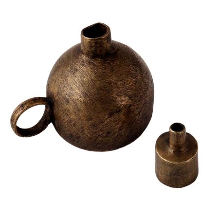 Elegant Dark Brown Kerosene Lamp for Decoration