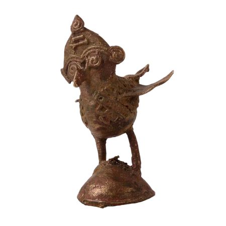 Handcrafted Brass Garuda Statue in Tribal Art
