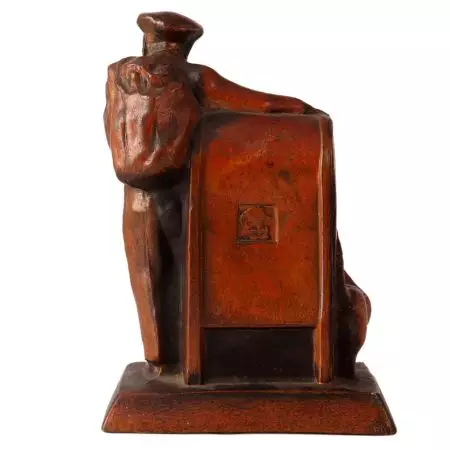 Brass Piggy Bank for Adults