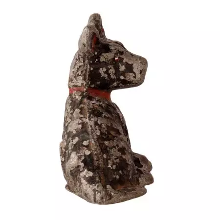 Hand Crafted Brass Bull Dog Statue