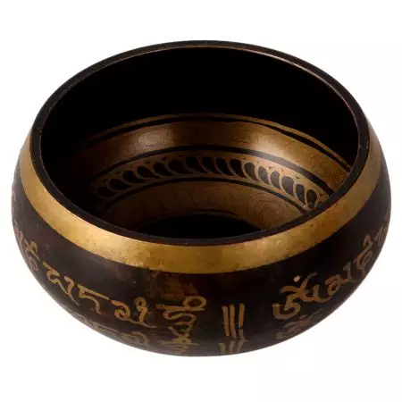 Vintage Tibetan Om Singing Bowl for Decoration