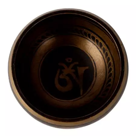 Vintage Tibetan Om Singing Bowl for Decoration