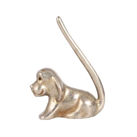 Vintage Dog Paper Weight in English Art