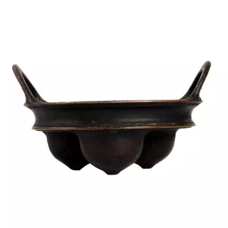 Elegant Black Cooking Pot from South India