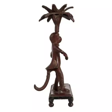 Brass Brown Candle Stand in English Art