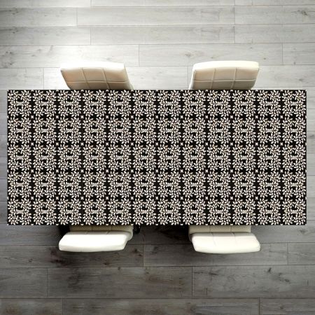 Adorning Table Top with White Leaf Inlay Work