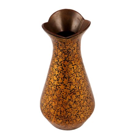 Handcrafted Brass Flower Pot in Kashmiri Art