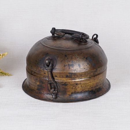 Antique Brass Jewelry Box for Home Decoration