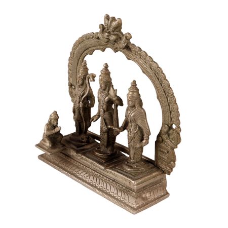 Handmade Statue of Ram Darbar for Worship