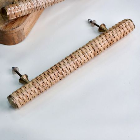 Natural Rattan Handle for Drawers and Cupboard