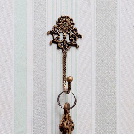 Beautiful Brown Finish Brass Wall Hook for Hanging