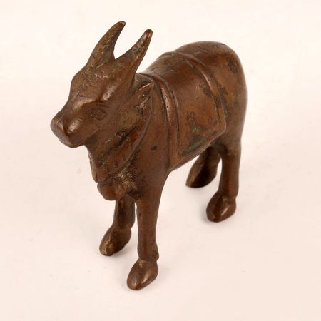 Handmade Brass Bull Vahana Nandi for Worship