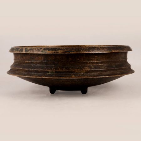 Traditional Antique Brass Urli in Vintage Finish