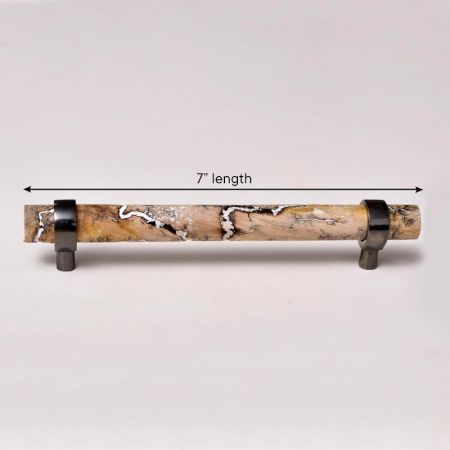 Adjustable Dresser Pulls Etched Wooden Cabinet Handles (7 Inch)