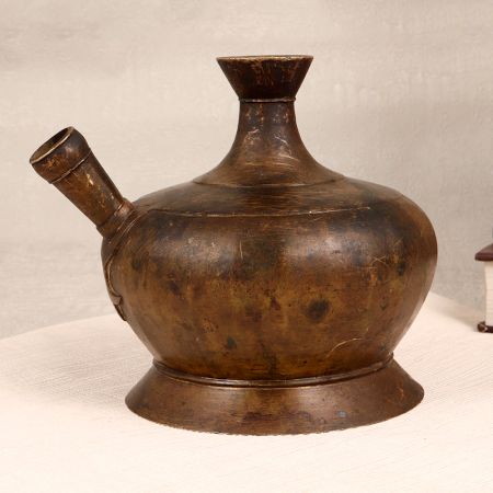 Finest Brass Hookah Base from Central India for Decoration