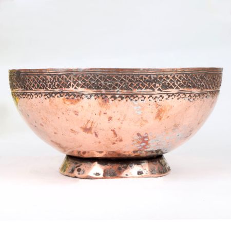 Handmade Vintage Copper Islamic Art Bowl for Collection