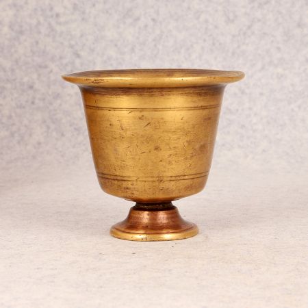 Brown Finish Panchpatra Pot Made of Premium Brass
