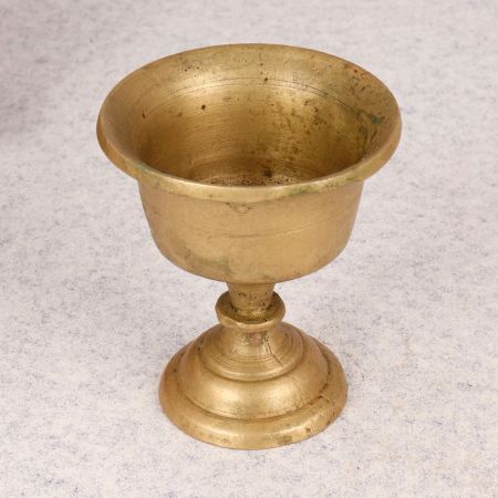 Vintage Finest Brass Panchpatra Pot for Home Decor