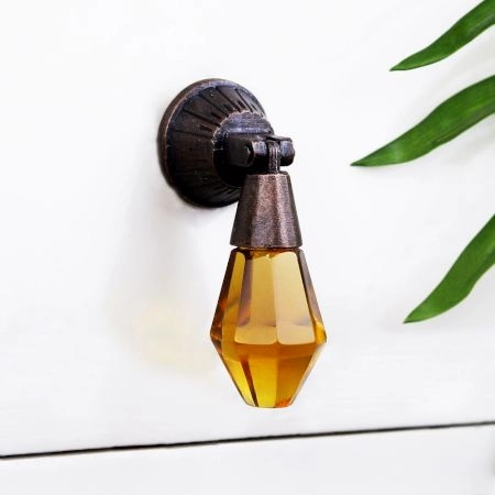 Champagne Glass Pull Teardrop Cabinet Knob