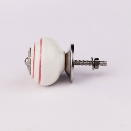 Pink Ceramic Drawer Knobs Combo for Drawer (25 Pieces)