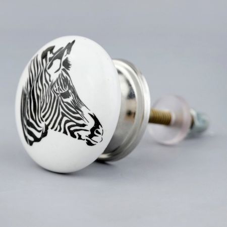 Zebra Face Kids Knob