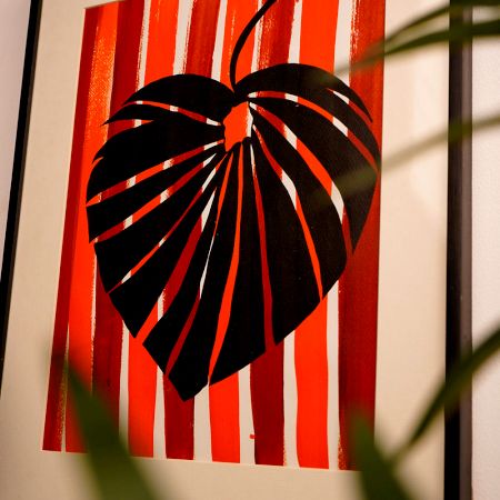 Unique Modern Acrylic Paper Painting for Hanging