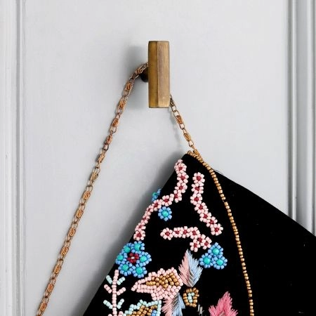 Modern Antique Hexa Gilli Iron Wall Hooks-3 Pieces