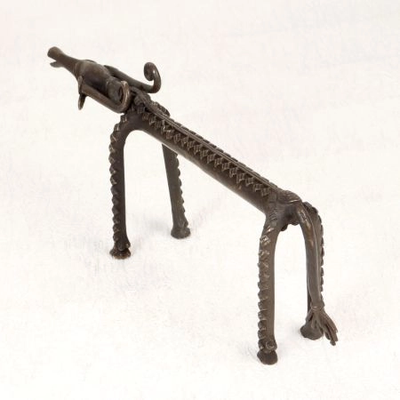 Tribal Art Vintage Brass Ox Statue for Home Decoration