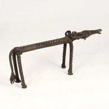 Tribal Art Vintage Brass Ox Statue for Home Decoration