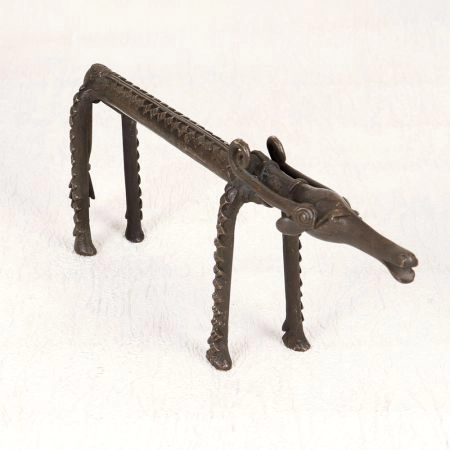 Tribal Art Vintage Brass Ox Statue for Home Decoration