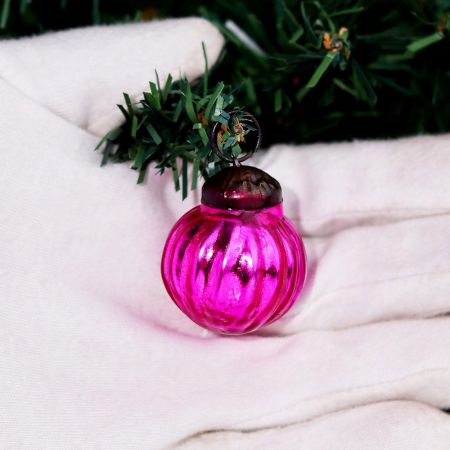 Tiny Melon Glass Christmas Ornaments