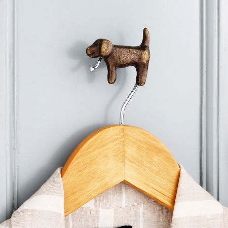 Decorative Modern Antique Puppy Iron Wall Hook