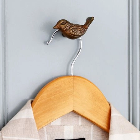 Antique Small Bird Iron Wall Hook