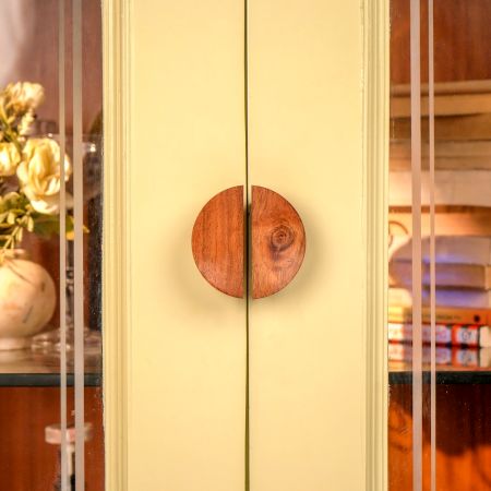Handcrafted Wooden Door Handles(small size) (3 Inches)