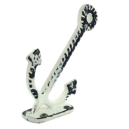 Modern Anchor Distressed Iron Hooks