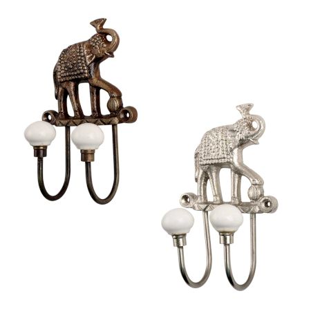 Elephant Iron Decorative Hooks