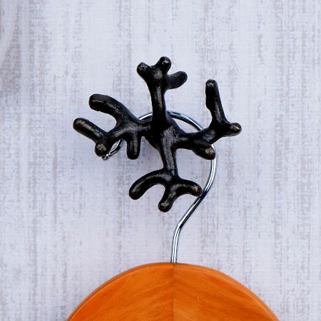 Antique Deer Horn Iron Decorative Wall Hook