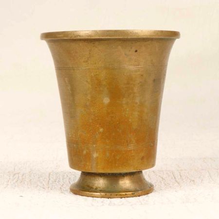 Handmade Traditional Brass Panchpatra Pot for Rituals